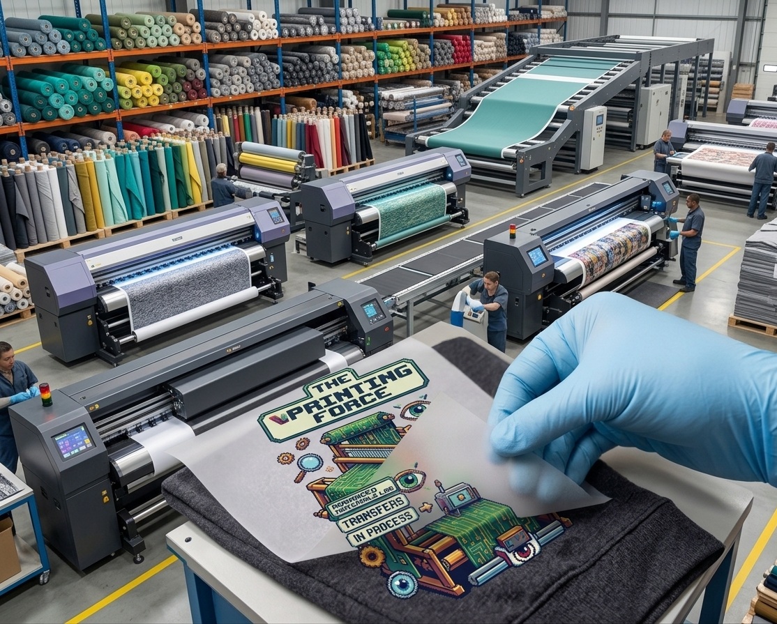 Production floor — transfers in process